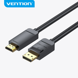 Vention สายเคเบิลแปลง DP เป็น HDMI 4K 30Hz ชุบทอง เป็น HDMI Full HD HDMI สําหรับ PC HDTV มอนิเตอร์โปรเจคเตอร์