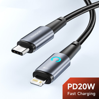 Toocki PD 20W สายเคเบิล USB C สําหรับ lOS USB ชาร์จเร็ว สายเคเบิลข้อมูล C-L