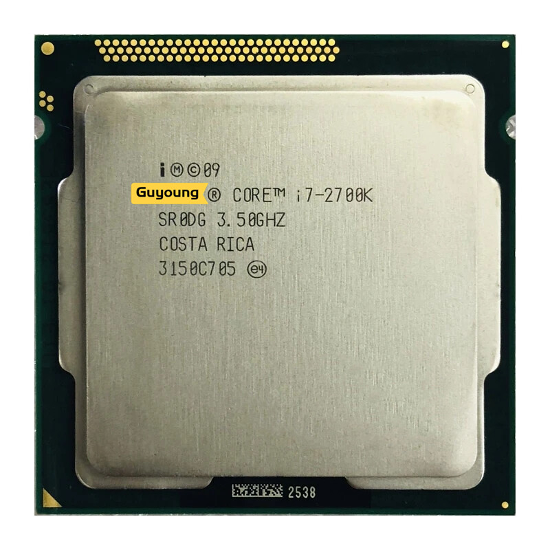 โปรเซสเซอร์ CPU Quad-Core ใช้แล้ว YZX Core i7 2700K i7-2700K 3.5 GHz 8M 95W LGA 1155
