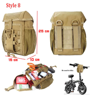 Luc Molle กระเป๋าคาดเอว EDC กันน้ํา สําหรับปฐมพยาบาล ตั้งแคมป์ และฉุกเฉิน