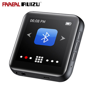 Faaeal RUIZU M4 เครื่องเล่นเพลง MP4 MP3 บลูทูธ หน้าจอสัมผัส พร้อมลําโพง วิทยุ FM EBook บันทึกวิดีโอ