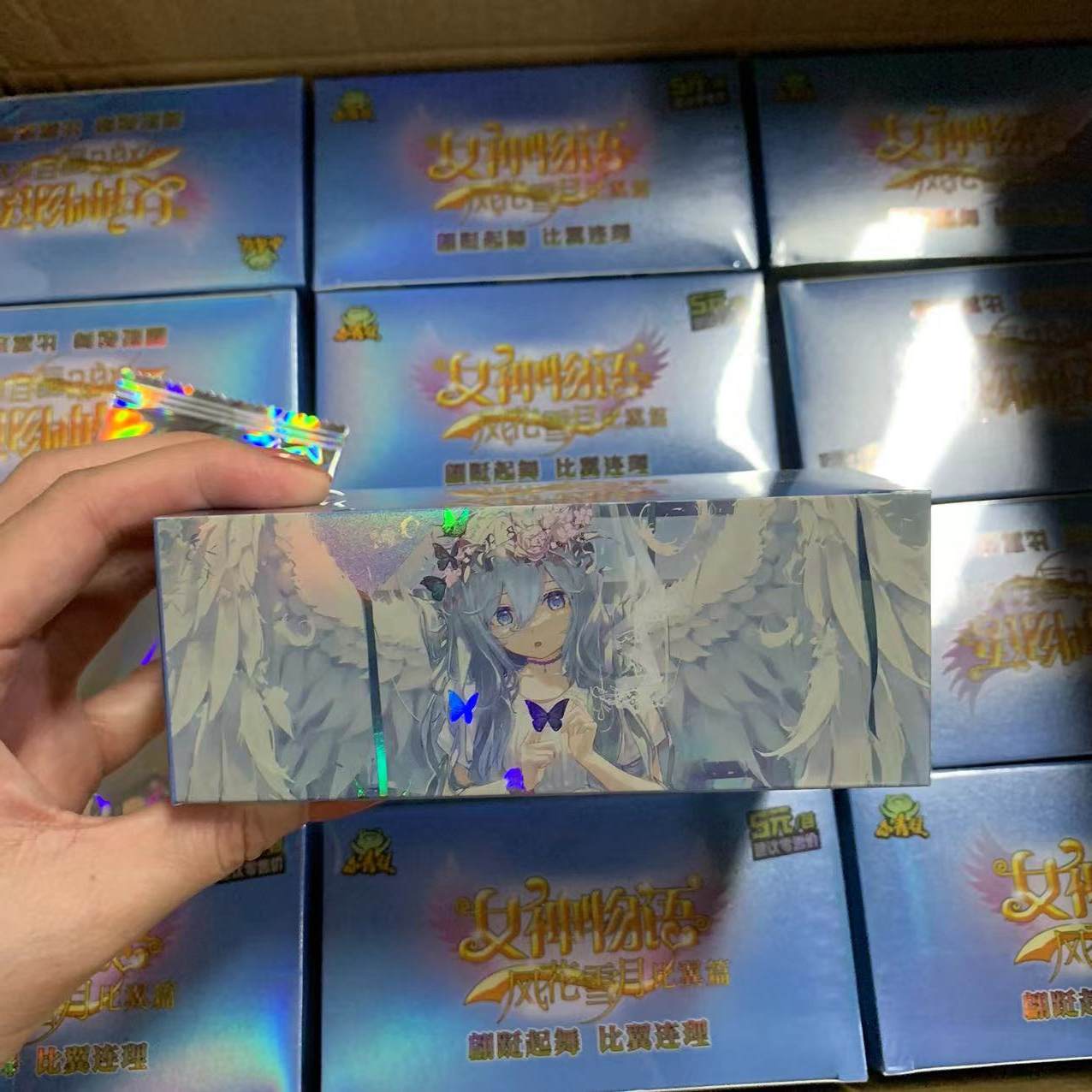 การ์ดคอลเลกชันกล่องบูสเตอร์เทพธิดา Story 5m07 พร้อม PR