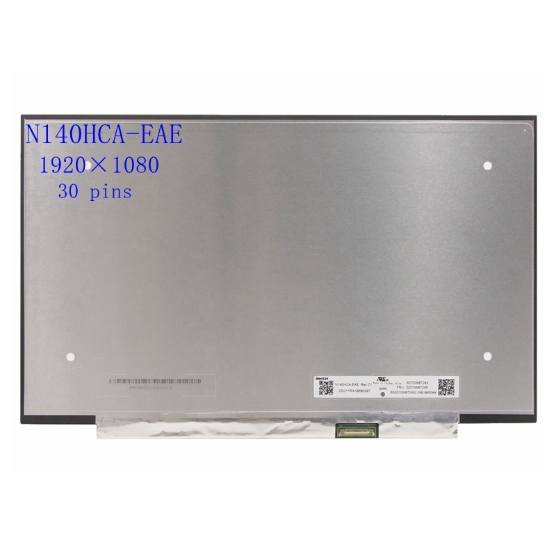 หน้าจอ LCD แล็ปท็อป IPS 14.0 N140HCA-EAE B140HAN04.E NV140FHM-N4H NV140FHM-N4V สําหรับ Lenovo ideaPa