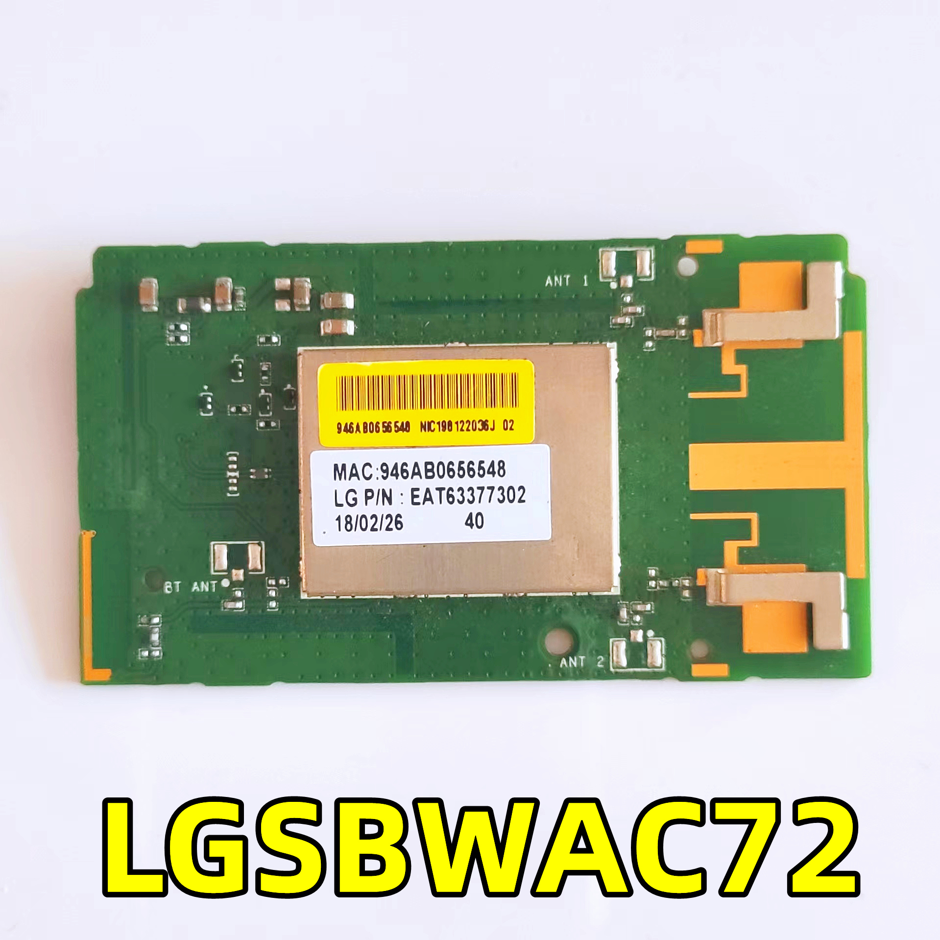 ทดลองดี LGSBWAC72 EAT63377302 โมดูลอะแดปเตอร์ Wifi ไร้สาย 75UK6570AUA 55UJ6510-SA OLED55C8AUA OLED55B8PUA 49UJ635V