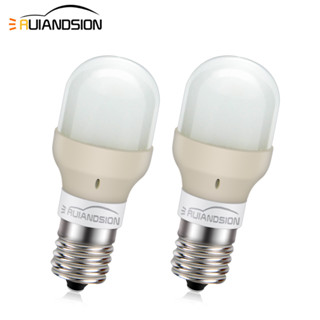 Ruiandsion หลอดไฟ LED 85-265V E17 T26S 2W สีขาวอบอุ่น สําหรับติดเพดานพัดลม