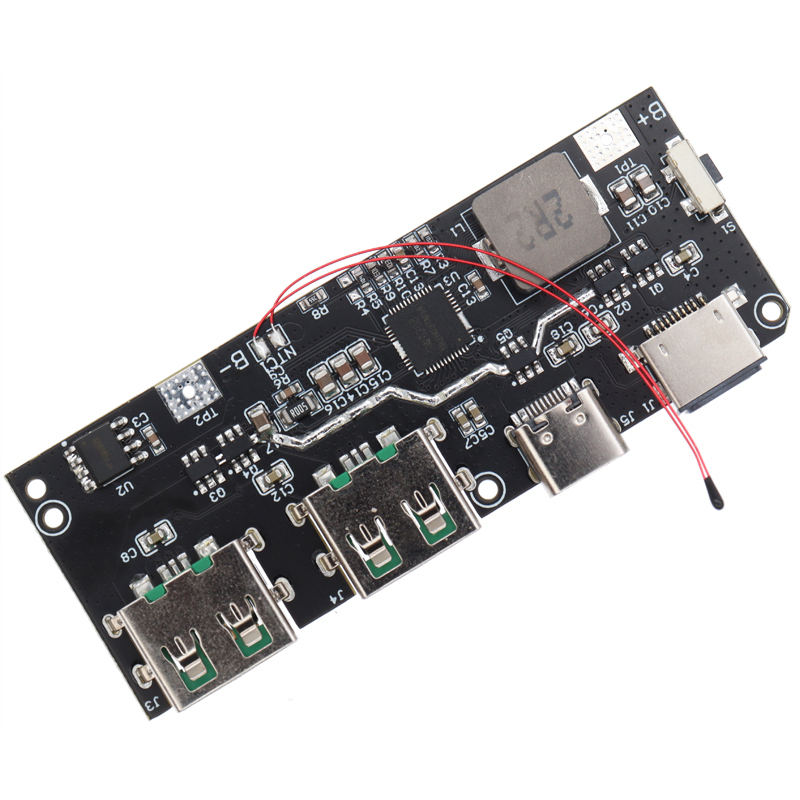 Qc4.0 QC3.0 โมดูลพาวเวอร์แบงก์ USB คู่ 5V 4.5A 22.5W Micro Type-C USB 18650 ป้องกันอุณหภูมิ วงจร - รูปที่ 4