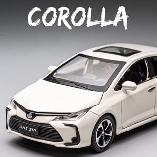 โมเดลรถยนต์ Toyota Corolla สเกล 1:32 เปิดได้ พร้อมเสียง และไฟ ของเล่นสําหรับเด็ก