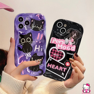 เคสโทรศัพท์มือถือ ขอบโค้ง ลายการ์ตูนสุนัขน่ารัก 3D สําหรับ Samsung A12 A31 A30 A23 A04s A24 A11 A04 A13 A14 A20s A21s A03 A52 A50 A03s A50s A02s A10s A32 A30s A51 A20 A52s