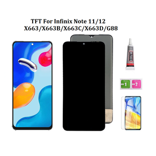 หน้าจอสัมผัส LCD แบบเปลี่ยน สําหรับ Infinix NOTE 11 NOTE 12 X663 X663B X663C X663D G88 X670 G96