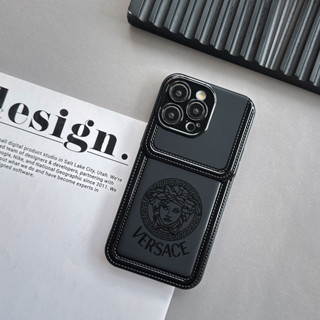 เคสป้องกันโทรศัพท์มือถือ แบบนิ่ม ลาย Versace สําหรับ iphone 14 Pro Max i14 13 Pro Max i13 13pro i11 12Pro 12 Pro Max