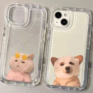 เคสโทรศัพท์ซิลิโคน TPU ใส แบบนิ่ม กันกระแทก สําหรับ IPhone 14 12 13 11 Pro XS Max XR X 8 7 Plus 6 6s