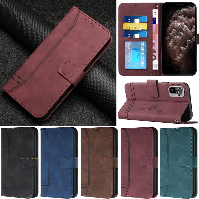 หรูหราปลอกสําหรับ Xiaomi 12T Pro Redmi A3 A2 A1 Plus A2 + หมายเหตุ 13 Pro + 5G หมายเหตุ 13 Pro 4G Matte Book กระเป๋าสตางค์ช่องใส่การ์ดหนัง Pu Flip Stand ผิวป้องกันกรณี