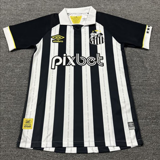 เสื้อโปโล แขนสั้น ลายทีมชาติฟุตบอล Santos 2324