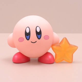 โมเดลฟิกเกอร์ PVC รูปการ์ตูนอนิเมะ Star Kirby Game น่ารัก ขนาด 8 ซม. สีชมพู ของเล่นสําหรับเด็ก เก็บสะสม