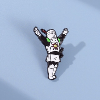 Dark Souls Solaire เข็มกลัด ลาย Meme Enamel Pin Praise X Sun Badges สําหรับตกแต่งกระเป๋าเป้สะพายหลัง ของขวัญเพื่อน