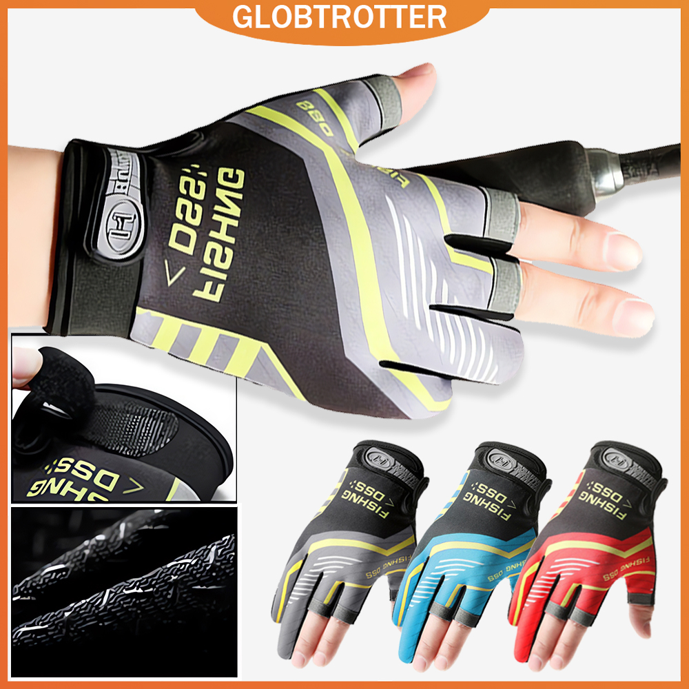 Globetrotter ถุงมือมอเตอร์ไซค์กันลื่นมืออาชีพถุงมือขี่จักรยานถุงมือตั้งแคมป์และถุงมือตกปลาหน้าจอสัมผัส