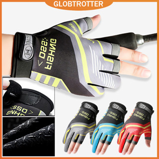 Globetrotter ถุงมือมอเตอร์ไซค์กันลื่นมืออาชีพถุงมือขี่จักรยานถุงมือตั้งแคมป์และถุงมือตกปลาหน้าจอสัมผัส - ถุงมือสามนิ้วสำหรับกีฬากลางแจ้งและการผจญภัย