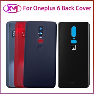 ฝาหลัง Oneplus 6 กระจกหลัง Battery Back Cover for 6ฝาหลังพร้อมกระจกเลนส์กล้อง