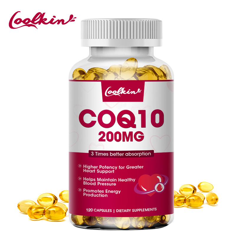 Coenzyme CoQ10 แคปซูลสนับสนุนสุขภาพหัวใจ 200 มก.