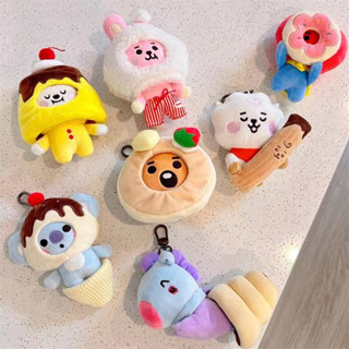 พวงกุญแจ จี้ตุ๊กตา BTS BT21 TATA CHIMMY COOKY แบบนิ่ม เหมาะกับของขวัญ สําหรับตกแต่งกระเป๋า