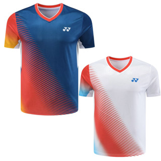 New Yonex เสื้อกีฬาแบดมินตัน แขนสั้น แบบแห้งเร็ว สําหรับผู้หญิง และผู้ชาย