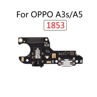 บอร์ดชาร์จ USB พร้อมไมโครโฟน แบบเปลี่ยน สําหรับ OPPO A3S A5 1803 1853