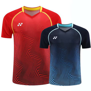 New Yonex เสื้อกีฬาแบดมินตัน แขนสั้น แบบแห้งเร็ว สําหรับเด็กผู้ชาย และผู้หญิง