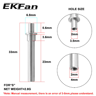 EKfan สําหรับส่วนประกอบรอกตกปลา Shimano สําหรับเพลารอกพร้อมสกรู