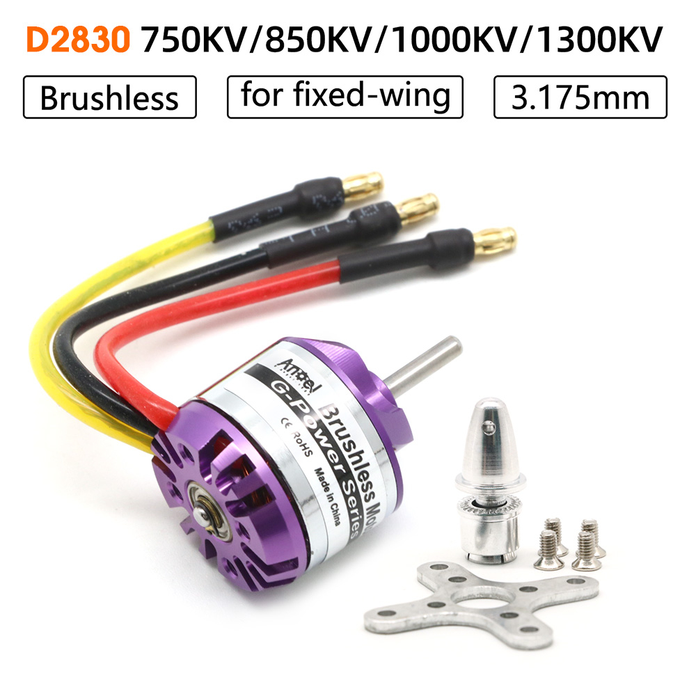 D2830 2830 750KV 850KV 1000KV 1300KV มอเตอร์ไร้แปรงสําหรับ Rc Multicopter