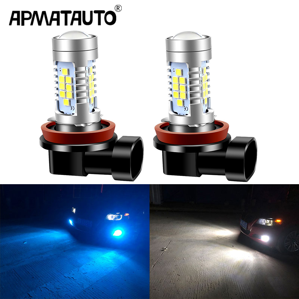 2 ชิ้น H8 H11 LED HB4 9006 HB3 9005 H7 P13W หมอกไฟหลอดไฟ 3030SMD 1500LM รถขับรถวิ่งโคมไฟสําหรับ BMW 