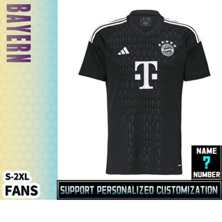 Bayern 23-24 [รุ่นพัด] เสื้อยืด ลายผู้รักษาประตูฟุตบอล คุณภาพสูง S~2XL *