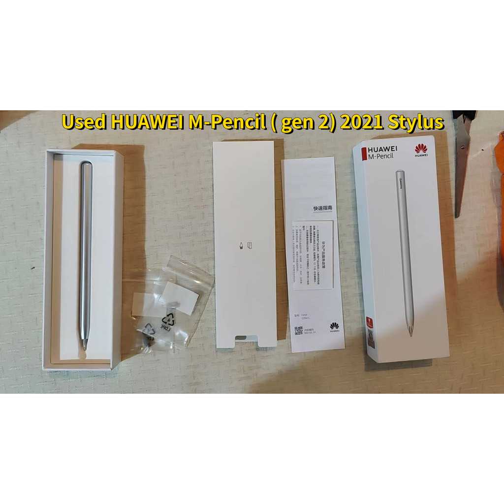ปากกาสไตลัส สีเงิน สําหรับ HUAWEI M-Pencil (รุ่นที่ 2) 2021 M-Pencil gen 2 MatePad Pro MatePad 11 MatePad 10.4