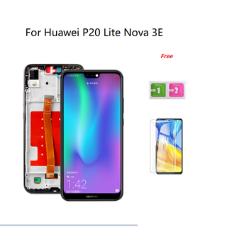 หน้าจอสัมผัส LCD พร้อมกรอบ สําหรับ Huawei P20 Lite Nova 3E