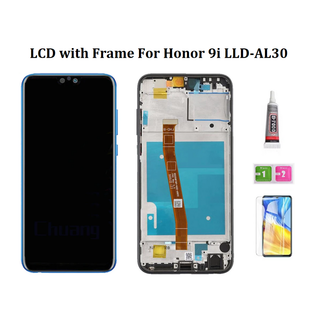 หน้าจอสัมผัส LCD พร้อมกรอบ สําหรับ Honor 9i LLD-AL30