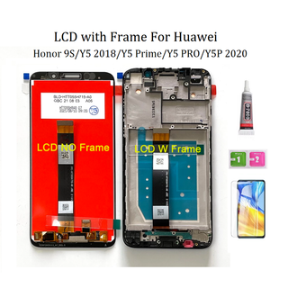 หน้าจอสัมผัส LCD พร้อมกรอบ สําหรับ Huawei Y5 2018 Y5 Pro Prime Y5P 2020