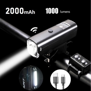 [LOCAL] แตรไฮไลท์ 1000 Lumens 2000mAh สําหรับจักรยานเสือภูเขา