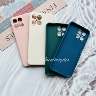 เคสโทรศัพท์ ซิลิโคนนิ่ม ผิวด้าน ขอบตรง สีพื้น สําหรับ Honor X8 4G