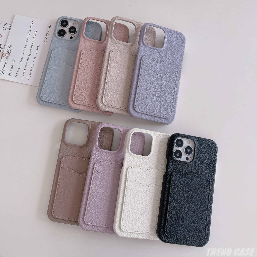 แบรนด์หรู 3D ผิวการ์ดแพคเกจ Hard หนังเคสโทรศัพท์สําหรับ iphone 16 15 14 13 12 Pro Max 11 Pro ฝาครอบธุรกิจ ราคา ถูกที่สุด ดีลบีเคเค แกลเลอรีภาพที่ 3