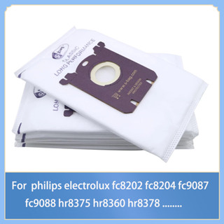 ถุงเก็บฝุ่น สําหรับเครื่องดูดฝุ่นสุญญากาศ philips electrolux fc8202 fc8204 fc9087 fc9088 hr8375 hr8360 hr8378 hr8426 hr8514 5 ชิ้น