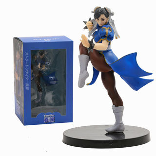 โมเดลฟิกเกอร์ PVC รูปปั้นนักสู้ Chun-Li ขนาด 18 ซม. ของเล่นสะสม ของขวัญ สําหรับตกแต่งบ้าน