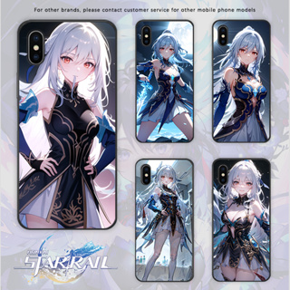 พร้อมส่ง Honkai: Star Rail Jing Liu เคสโทรศัพท์มือถือ กระจกนิรภัย ซิลิโคนนุ่ม ลายไพ่ทาโรต์ สําหรับ