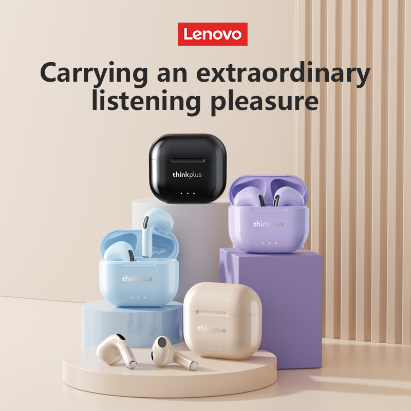Lenovo LP40 Plus LP40 Ⅱ หูฟังบลูทูธ True Wireless หูฟังบลูทูธไร้สาย พร้อมไมค์ Earbuds HD Stereo Low Latency Sports Gaming with Mic หูฟังบลูทูธมีไมค์ Bluetooth 5.3