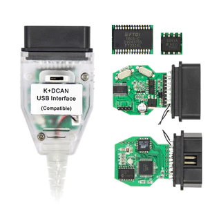 สายเคเบิ้ล inpa for BMW K-line K DCAN K+DCAN FTDI FT232RL พร้อมสวิตช์ K DCAN K CAN OBD 2 OBD2 สําหรับ BMW 1998-2013