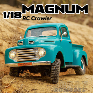 Fms ROCHOBBY 1:18 Magnum 4WD 2.4GHz RTR Miro RC โมเดลรถไต่หินบังคับ รถออฟโร้ด รถบรรทุกบังคับวิทยุ ของเล่นสําหรับเด็ก ผู้ใหญ่