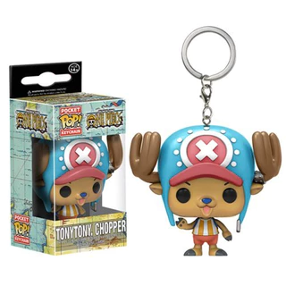 Funko Pop ! พวงกุญแจ จี้ตุ๊กตาไวนิล One Piece Monkey D Luffy Zoro Chopper