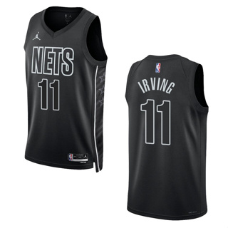 เสื้อกีฬาบาสเก็ตบอล ลายทีม Brooklyn Nets No.11 Season 23 สีดํา #เสื้อกั๊กบาสเก็ตบอล 11 Au Version Hot Press