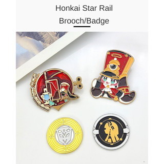 เข็มกลัดตุ๊กตา Honkai Star Rail Pam Badge East City Shield Black Tower Coin Metal Game Prop Model WTQJ