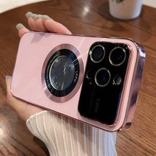 【Mid-transparent/CD textures/Hard case/Pink】เคส compatible for iPhone 11 12 13 14 pro max case