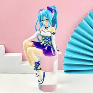 โมเดลฟิกเกอร์ PVC อนิเมะ Virtual Idol Singer Hatsune Miku ขนาด 14 ซม. ของเล่นสําหรับเด็ก