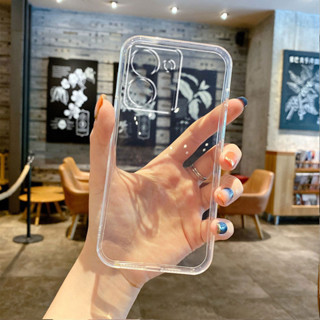 เคสโทรศัพท์ Vivo Y36 5G Y36 Y02t Y02A Y02 2023มือถือแบบนิ่ม TPU ใส กันกระแทก กันรอยกล้อง สําหรับ เคส Vivo Y02t